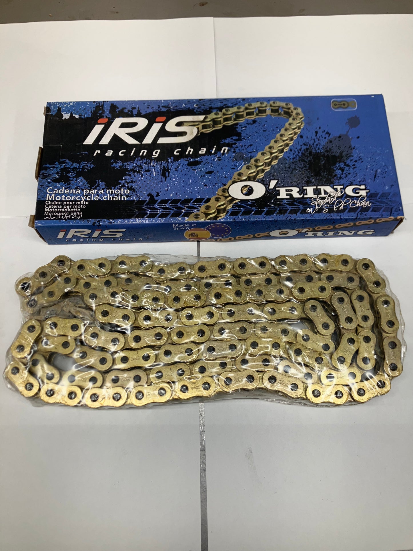 IRIS O-Ring Racing Gold Chain 420 x 130 Link