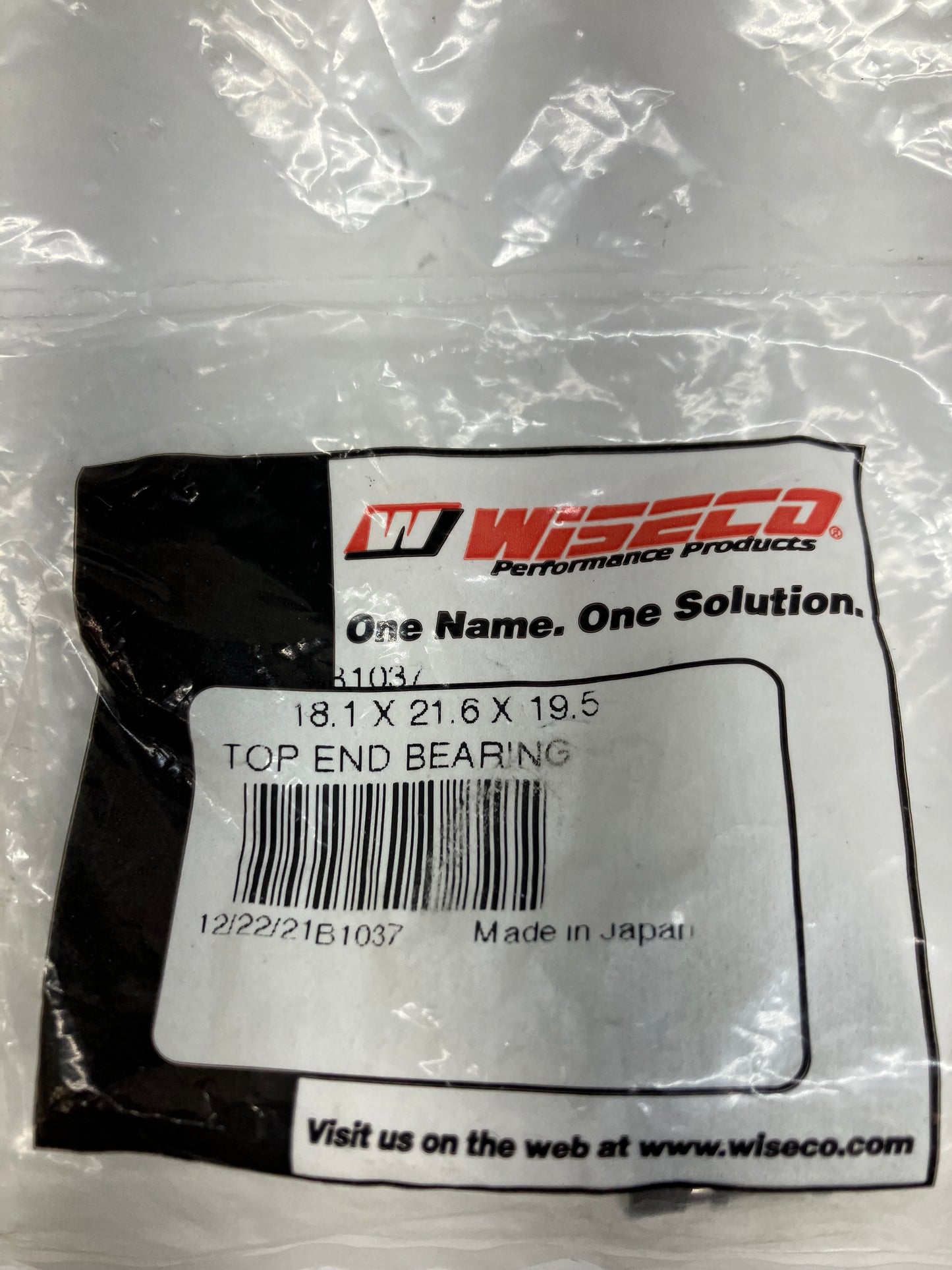 Wisco small end / wrist pin bearing 18x22x20 KTM 250SX 1990 - 2023 / Husqvarna TC250 2014 - 2023 / Beta RR250 2T / RR300 2T 2013 - 2023 21.6320